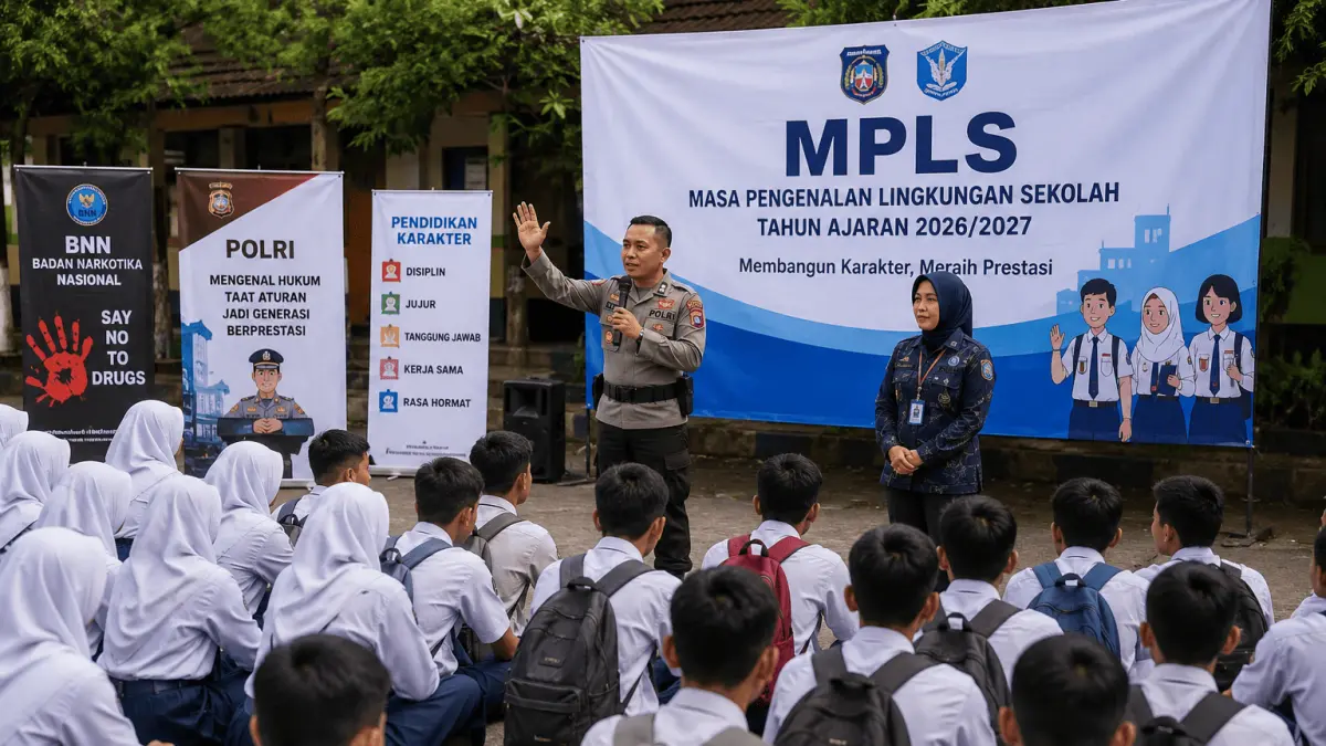 MPLS 2026 di Blitar siap dimulai 13 Juli dengan pembekalan dari BNN, kepolisian, dan pendidikan karakter bagi siswa baru.