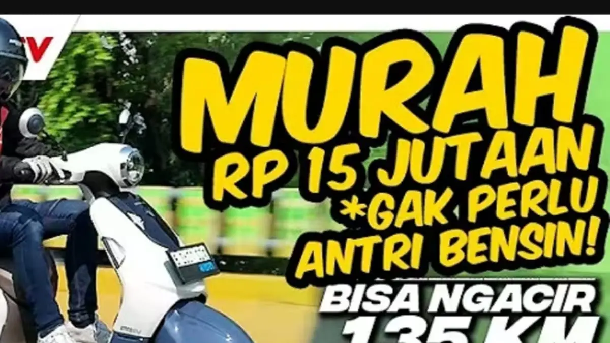 Review Indomobil E-Motor Quty Pro, motor listrik Rp18,8 juta dengan jarak tempuh hingga 135 km, desain unik, fitur NFC, TCS, dan HSA.(Pinterest)