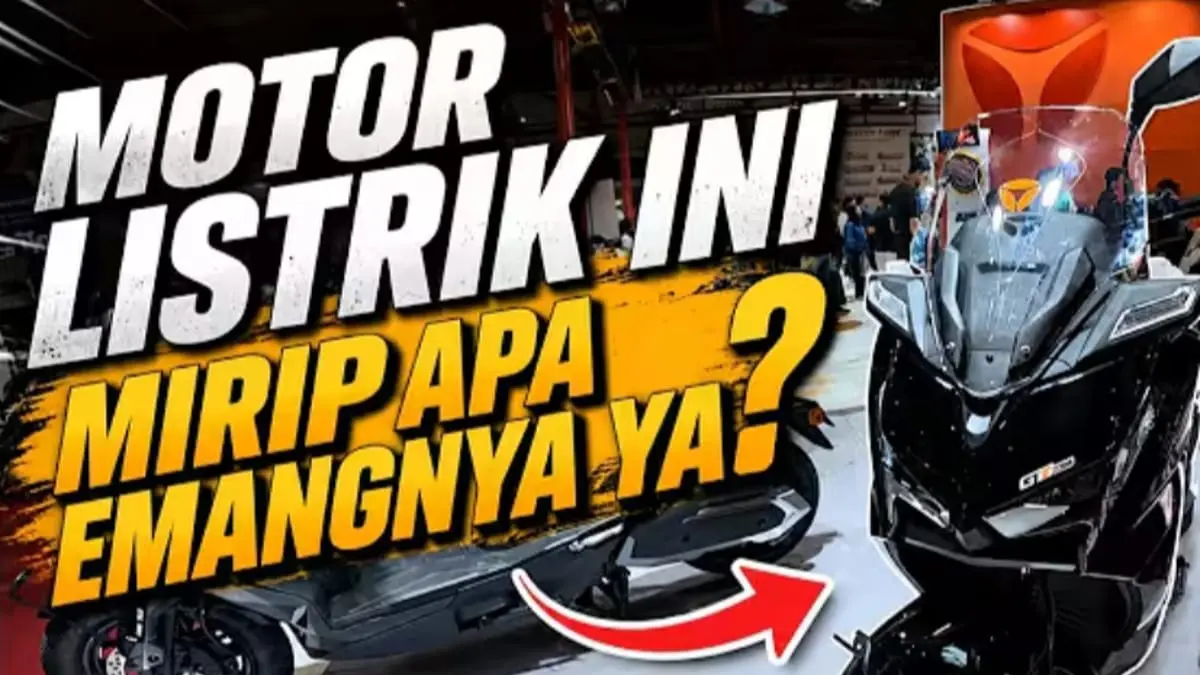 Review Yadea GT80, motor listrik bergaya maxi dengan motor 3.000 watt, jarak tempuh hingga 150 km dan harga sekitar Rp29,8 juta.(Pinterest)