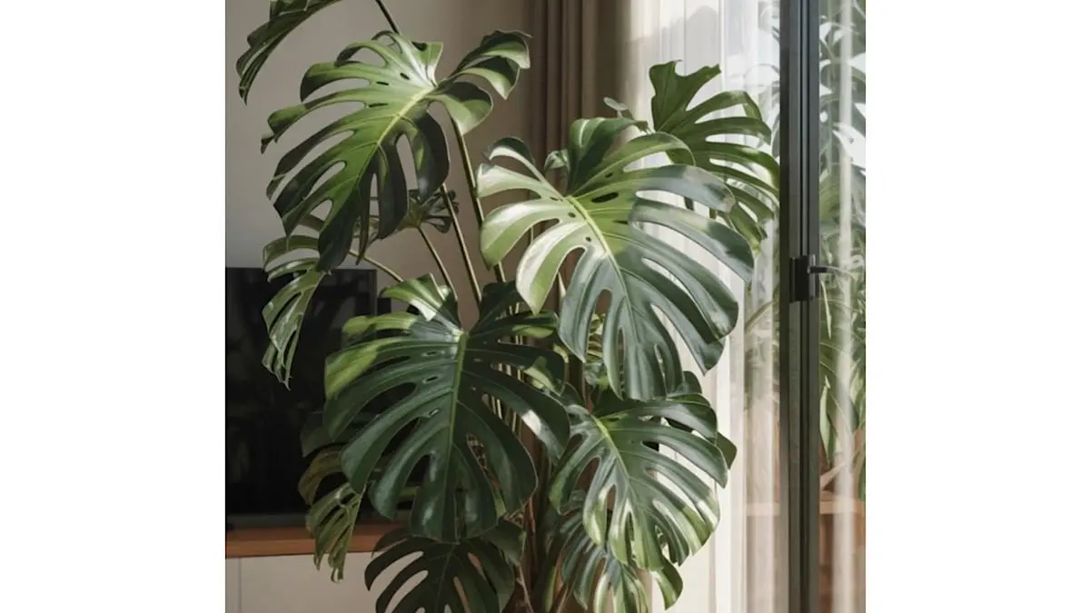 Cara merawat monstera agar daun besar ternyata cukup dengan moss pole, pupuk daun, dan teknik pemupukan yang tepat menurut Kinan Ganteng.(pinterest)