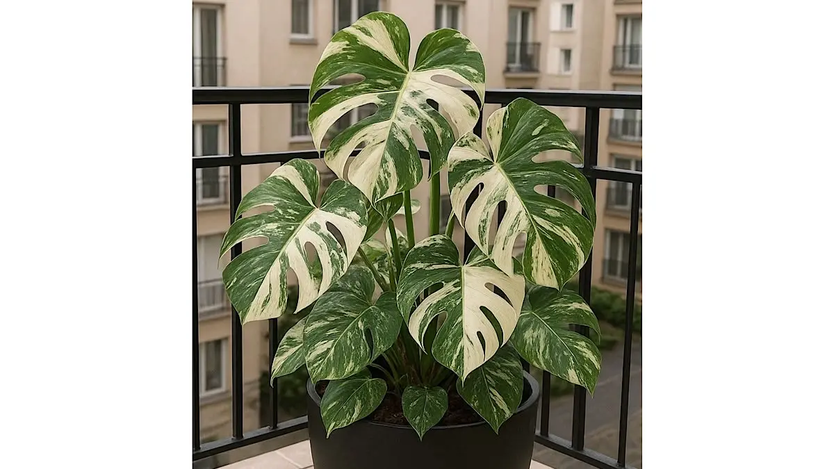 Monstera Variegata murah mulai Rp100 ribu dijual dari Lumajang. Tersedia Philodendron, Homalomena, hingga Caramel Marble dengan harga promo.(pinterest)