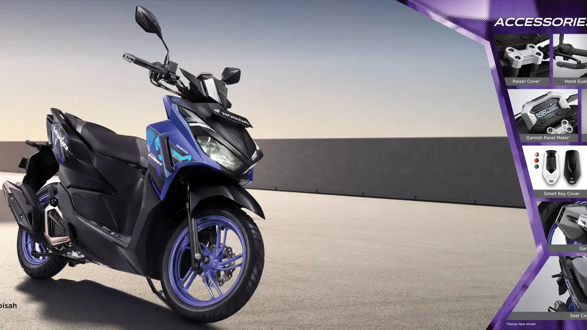 Honda Vario 125 2026 tetap menjadi salah satu skutik favorit berkat konsumsi bahan bakar yang irit, bagasi luas, fitur modern, serta kenyamanan berkendara untuk aktivitas harian maupun perjalanan jarak menengah.