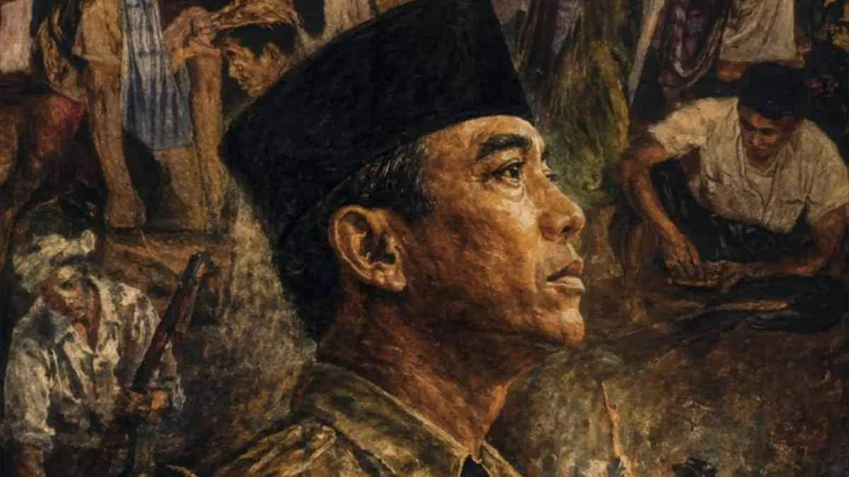 Simak biografi Soekarno lengkap dari masa kecil di Tulungagung, perjuangan proklamasi, hingga akhir hayat sebagai tahanan rumah di Wisma Yaso. (PINTEREST)