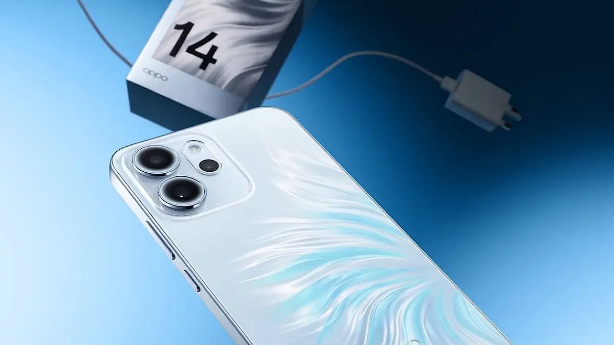 Review Oppo Reno 14F 5G Indonesia: Ponsel ringkas 7,7 mm berkapasitas baterai jumbo 6000 mAh, sertifikasi tahan air IP69, dan performa stabil Snapdragon 6 Gen 1.(pinterest)