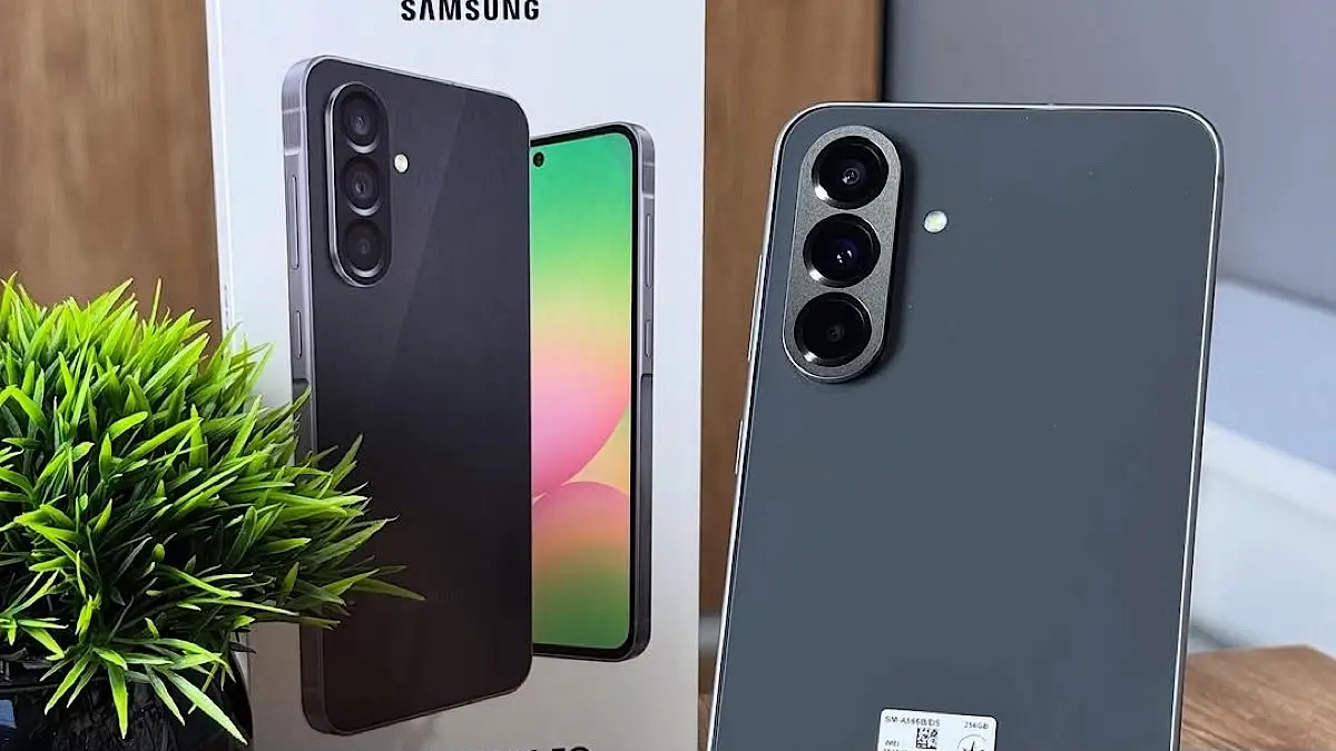 Review Samsung A56 Indonesia: Ponsel midrange Rp4 jutaan berbingkai metal dengan Gorilla Glass Victus Plus, performa Exynos 1580, dan update Android 16 One UI 8.0.(pinterest)
