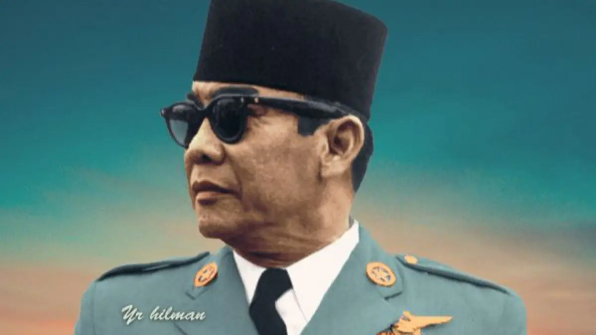 Fakta Soekarno mencakup kisah kesaktian, pusaka, penguasaan 10 bahasa, hingga perannya sebagai proklamator dan Presiden pertama Indonesia. (Pinterest) 