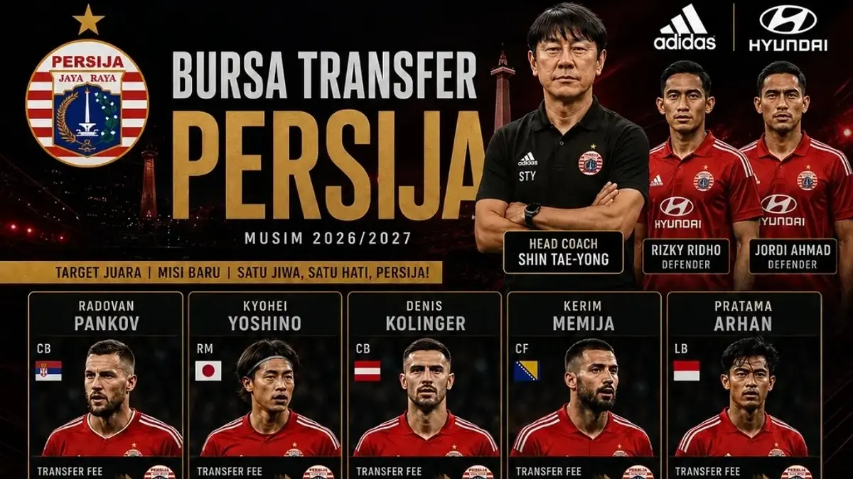 Persija transfer pemain baru di BRI Super League 2026-2027. Pratama Arhan hingga Stjepan Loncar resmi merapat ke Macan Kemayoran. (SC INSTAGRAM)