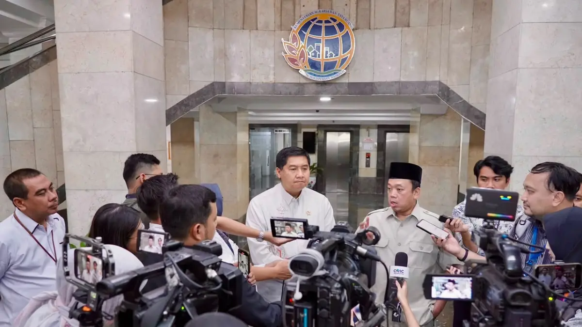 Menteri ATR/Kepala BPN dan Menteri PKP Sepakati Program Sertipikasi Gratis bagi Masyarakat Berpenghasilan Rendah