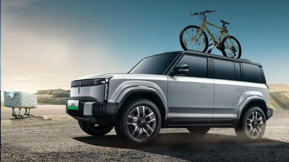 Ulasan Chery J6 iWD 2026: SUV listrik offroad Rp500 jutaan bertenaga 277 HP dengan jarak tempuh 418 km. Cek performa dan fitur lengkapnya! (PINTEREST)