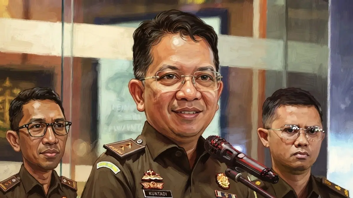 Presiden Prabowo resmi menunjuk Kuntadi sebagai Jampidsus Kejaksaan Agung. Simak profil, rekam jejak, dan perjalanan karier jaksa senior tersebut.(Gemini ai)
