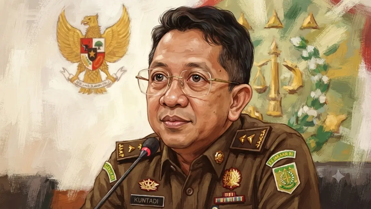 Resmi menjadi Jampidsus, Kuntadi memiliki total harta kekayaan Rp3,67 miliar. Berikut profil, rekam jejak, dan rincian aset yang dilaporkannya.(Ai geminiL