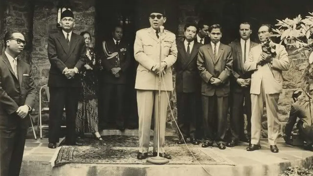 Ulasan pidato Bung Karno di sidang BPUPKI yang merumuskan lima dasar negara Pancasila hingga konsep gotong royong. (PINTEREST)