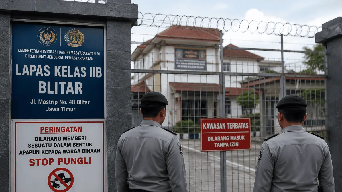 ILUSTRASI: Dugaan praktik pungutan liar (pungli) di Lapas Kelas IIB Blitar masih menunggu keputusan sanksi disiplin dari Inspektorat Jenderal Kementerian Imigrasi dan Pemasyarakatan terhadap tiga oknum petugas yang diperiksa.