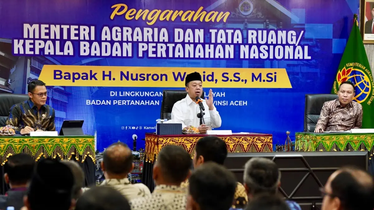 Menteri ATR/Kepala BPN: Transformasi Layanan Pertanahan Harus Berorientasi pada Kepuasan Masyarakat