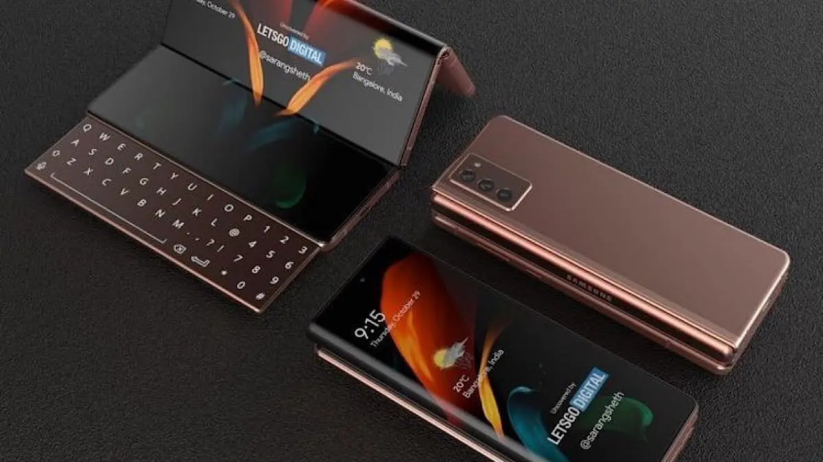 Samsung Galaxy Z Trifold hadir dengan layar lipat tiga, DeX bawaan, Snapdragon 8 Elite, kamera 200 MP, dan desain baru yang berbeda dari Huawei Mate XT.(pinterest)