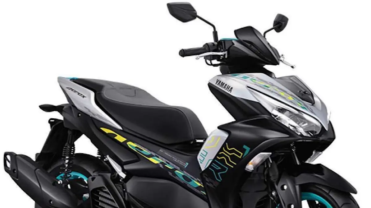 Yamaha Aerox E hadir dengan desain Aerox Gen 2, motor listrik bertorsi 48 Nm, dua baterai modular, rem cakram belakang, dan jarak tempuh hingga 106 km.(pinterest)