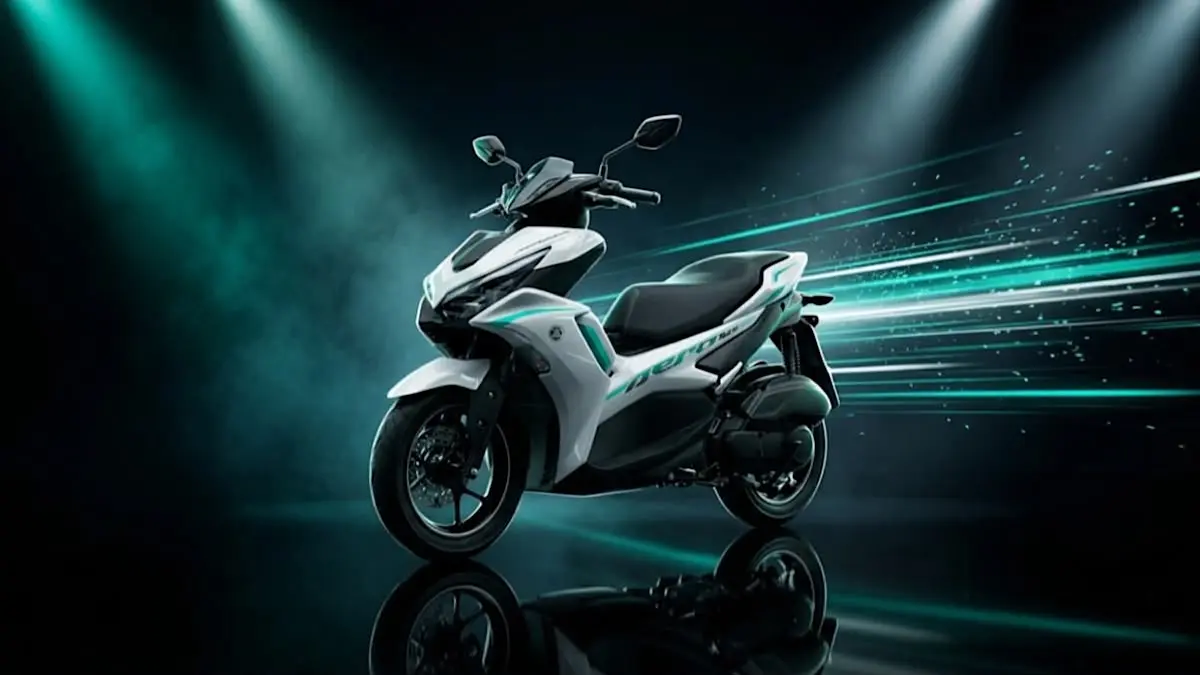 Yamaha Aerox E resmi meluncur di India dengan tenaga 9,4 kW, dua baterai 6 kWh, ABS, TCS, layar TFT, dan harga sekitar Rp25,95 juta.(pinterest)