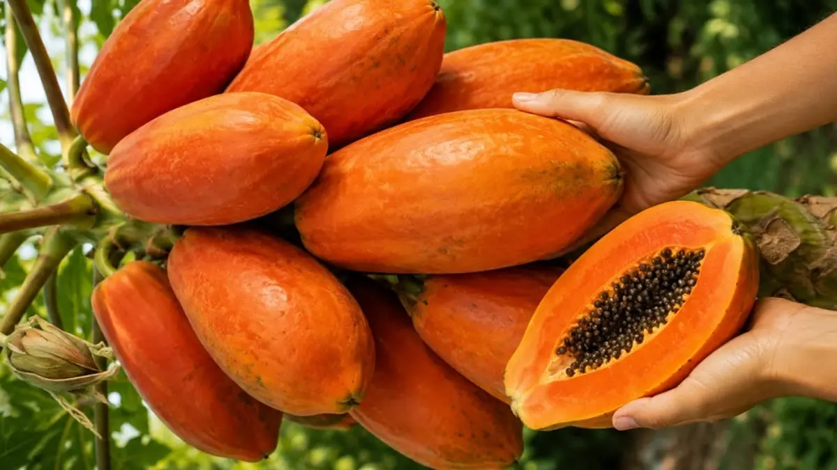 Manfaat buah pepaya untuk kesehatan pencernaan, kecantikan kulit, dan daya tahan tubuh. Simak porsi konsumsi harian yang tepat serta kandungan gizi penting menurut para ahli. (PINTEREST)