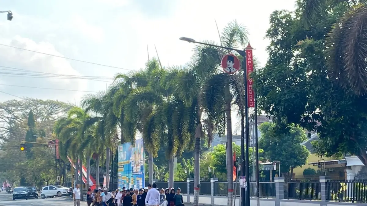 TATA RUANG : Lokasi di Jalan Dr Wahidin yang akan disulap Pemkot Blitar jadi pendestrian mulai tahun ini.
