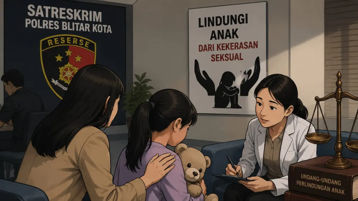 Korban dugaan kekerasan seksual terhadap anak di Blitar masih menjalani pengobatan dan rehabilitasi. Keluarga berharap proses hukum terhadap tersangka terus berlanjut hingga tuntas.