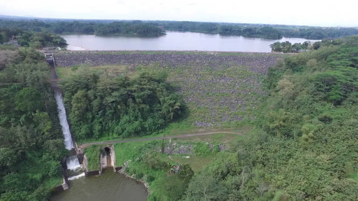 Bendungan Lahor di Kabupaten Malang.