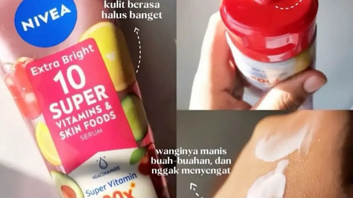Nivea Extra Bright atau Vaseline Gluta Hya, mana yang lebih bagus? Simak hasil perbandingan tekstur, kandungan, SPF, aroma, hingga efektivitas mencerahkan kulit.(pinterest)