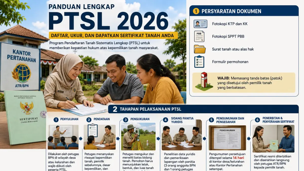 Caption foto:

Ilustrasi AI: Petugas ATR/BPN memberikan pelayanan dan pendampingan kepada masyarakat dalam proses pendaftaran Program Pendaftaran Tanah Sistematis Lengkap (PTSL).