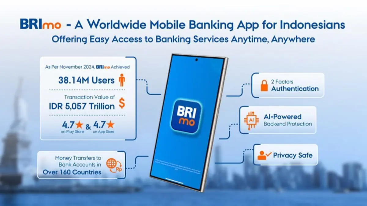 Cara cek saldo BRImo bisa dilakukan hanya lewat aplikasi. Login ke akun BRImo, lalu klik ikon mata di halaman utama untuk melihat saldo rekening BRI secara cepat.(Pinterest) 