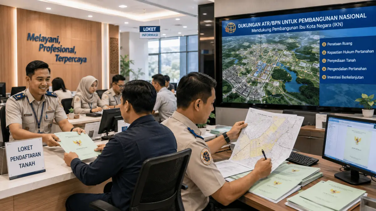 Petugas ATR/BPN menjalankan program prioritas, mulai dari percepatan PTSL, penyelesaian sengketa pertanahan, hingga mendukung pembangunan nasional.