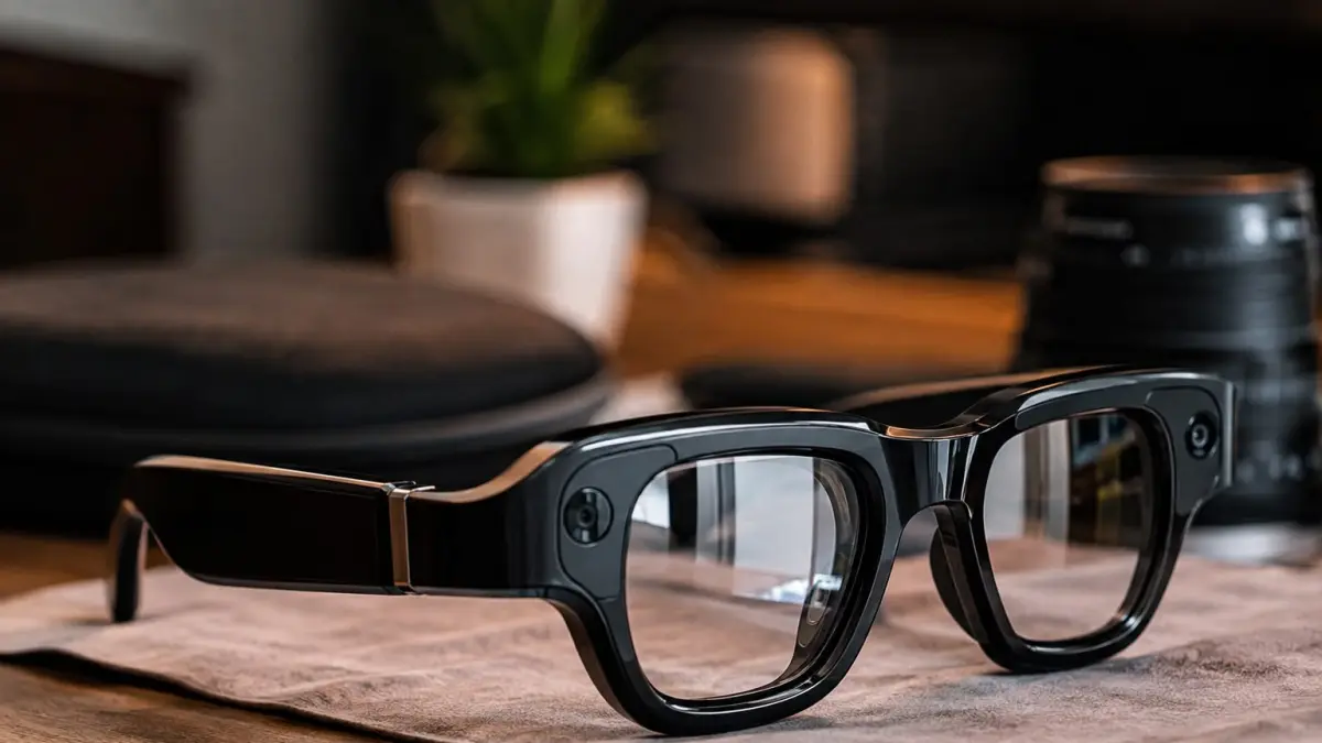 Teknologi masa depan kini ada di depan mata.  Siap kerja, bikin konten, dan eksplorasi lebih praktis dengan smart AI glasses.