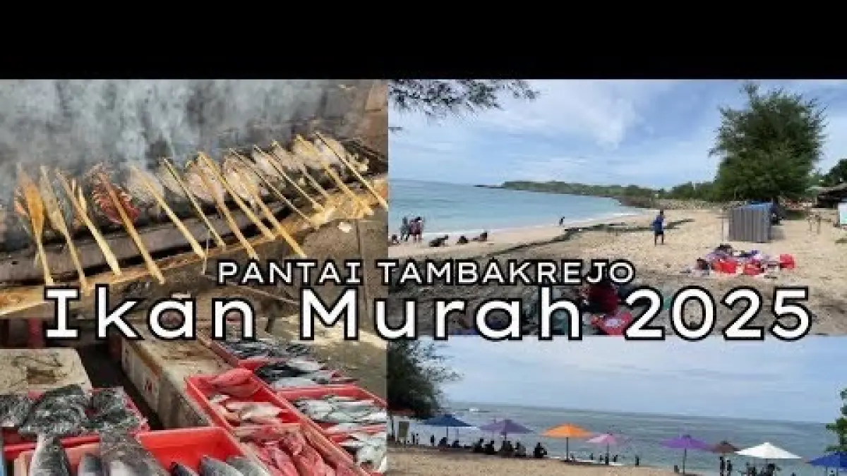 Pantai Tambakrejo Blitar punya ikon baru, pelabuhan ikan, dan kuliner ikan bakar mulai Rp5 ribu. Simak fasilitas dan harganya.
