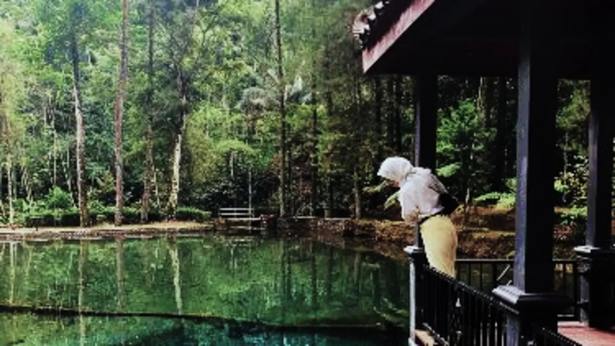 Rambut Monte Blitar menawarkan kolam mata air super jernih, ikan dewa, dan situs candi bersejarah yang menyatu dengan alam. Simak pesona lengkap destinasi ini. (PINTEREST)