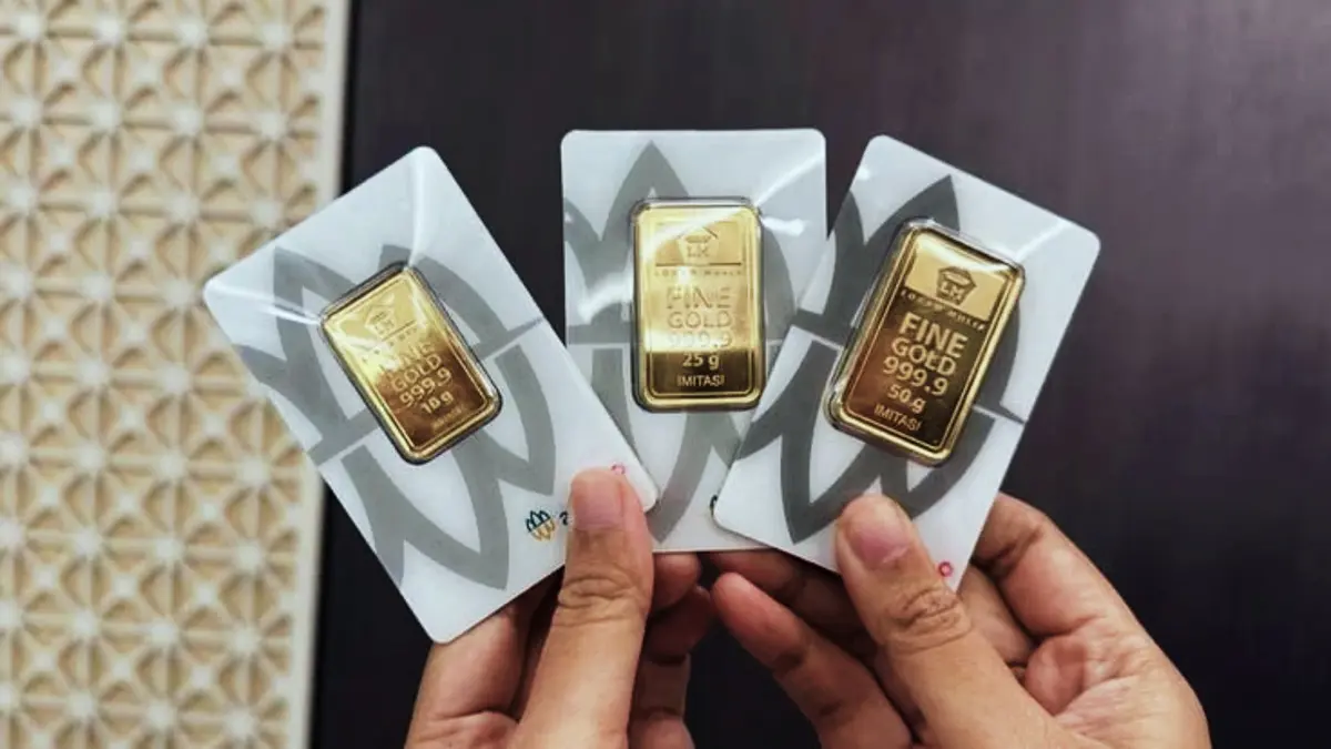 Antam turun Rp29 ribu menjadi Rp2,65 juta per gram. Simak daftar lengkap harga emas Antam berbagai pecahan, harga buyback, serta ketentuan pajak transaksi terbaru. (PINTEREST)