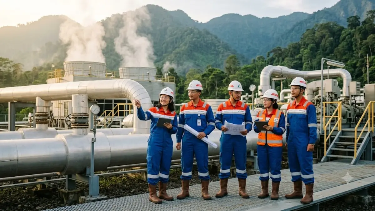 Lowongan kerja PT Pertamina Geothermal membuka lima posisi, termasuk project engineer, reservoir engineer, drilling engineer dan operation engineer.

