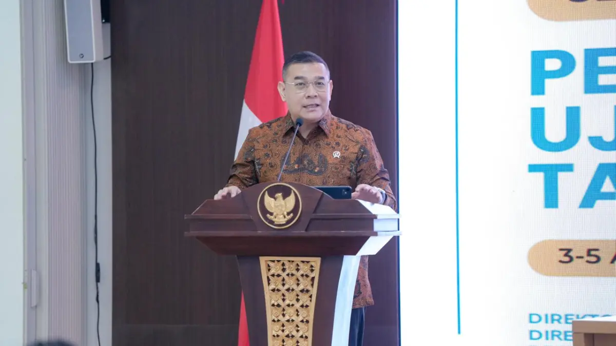 Wakil Menteri Agraria dan Tata Ruang/Wakil Kepala Badan Pertanahan Nasional (Wamen ATR/Waka BPN), Ossy Dermawan, secara resmi membuka Ujian Pejabat Pembuat Akta Tanah (PPAT) Tahun 2026 pada Senin (03/08/2026),