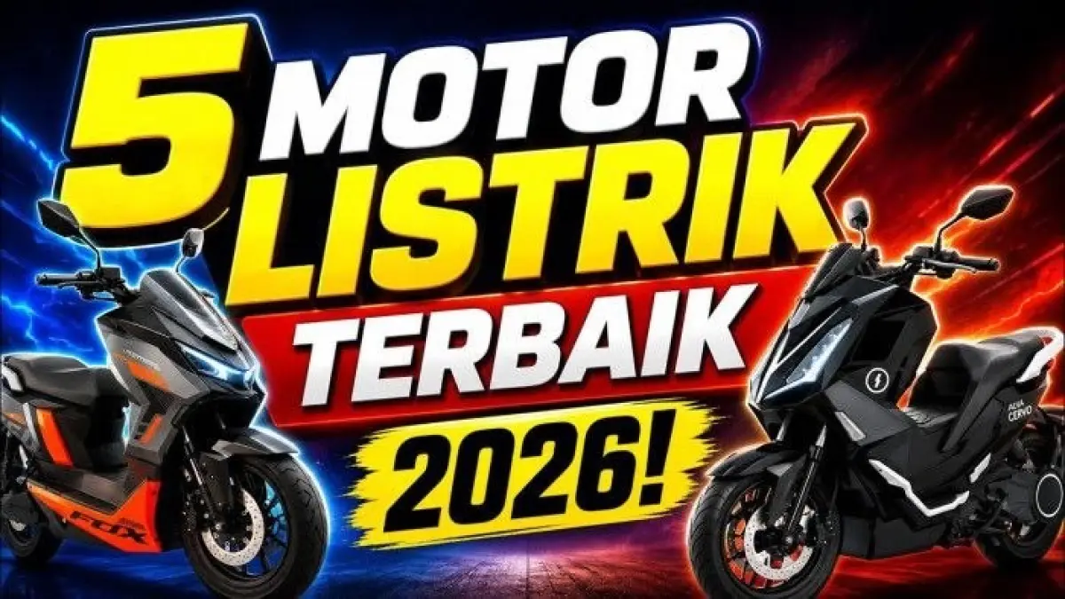 5 motor listrik terbaik 2026 hadir dengan harga mulai Rp15 jutaan. Simak keunggulan Polytron Fox 350, Alva Cervo, hingga Volta 401.
