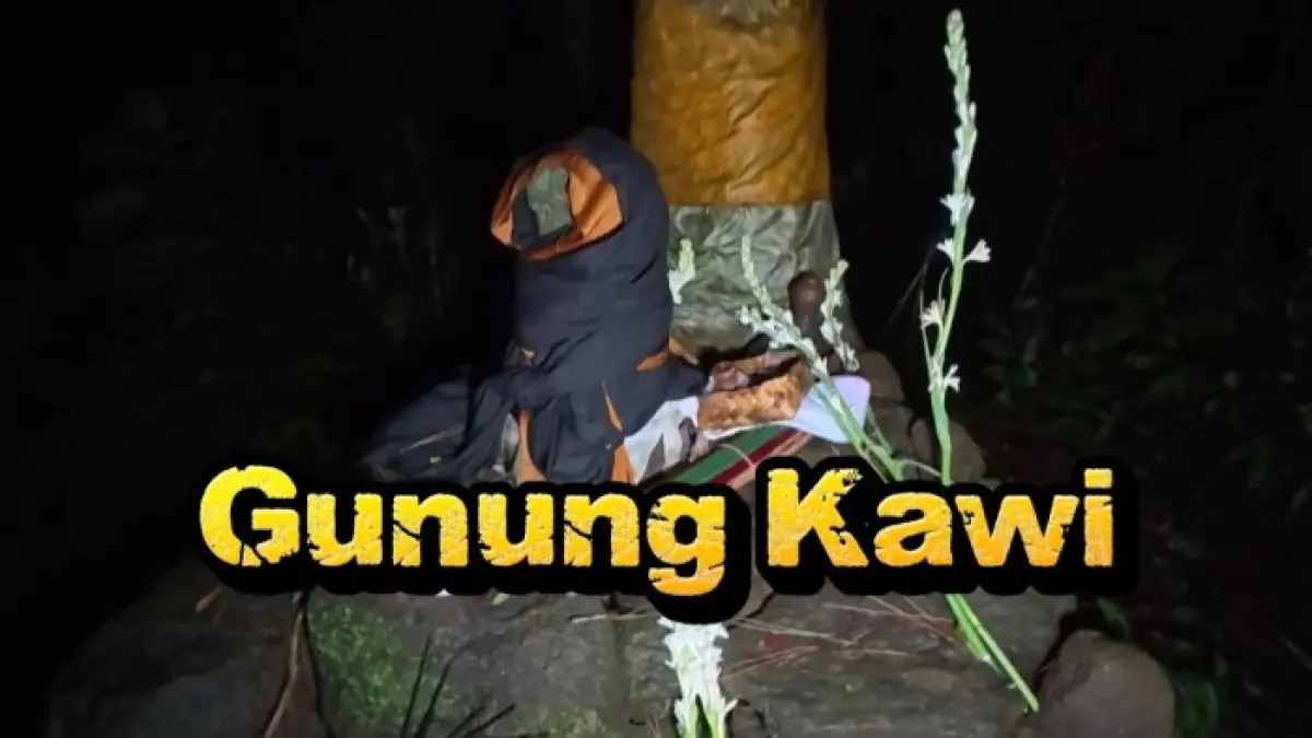 Gunung Kawi Malang dieksplorasi malam hari hingga ditemukan titik ritual pesugihan dengan dupa, bunga, serta batu berbalut kain.