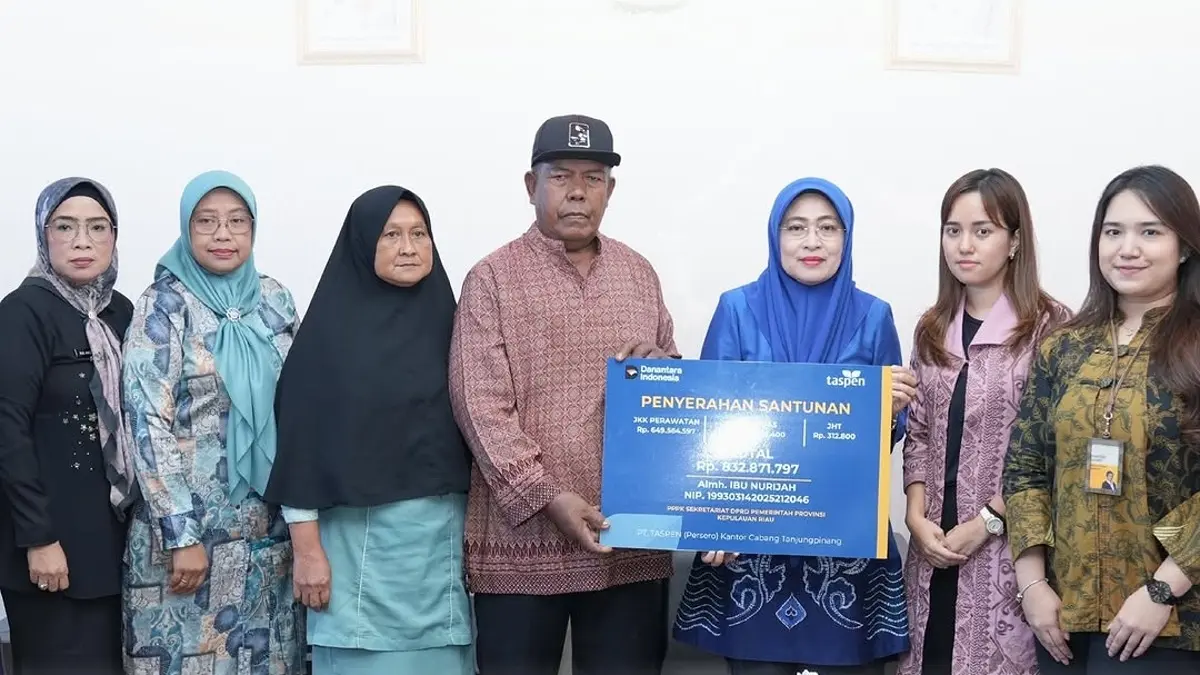Info Taspen terbaru 2026 membahas layanan pensiunan, otentikasi, penyaluran anggaran, serta kabar kenaikan gaji dan rapel yang masih perlu menunggu aturan resmi. (SC INSTAGRAM)