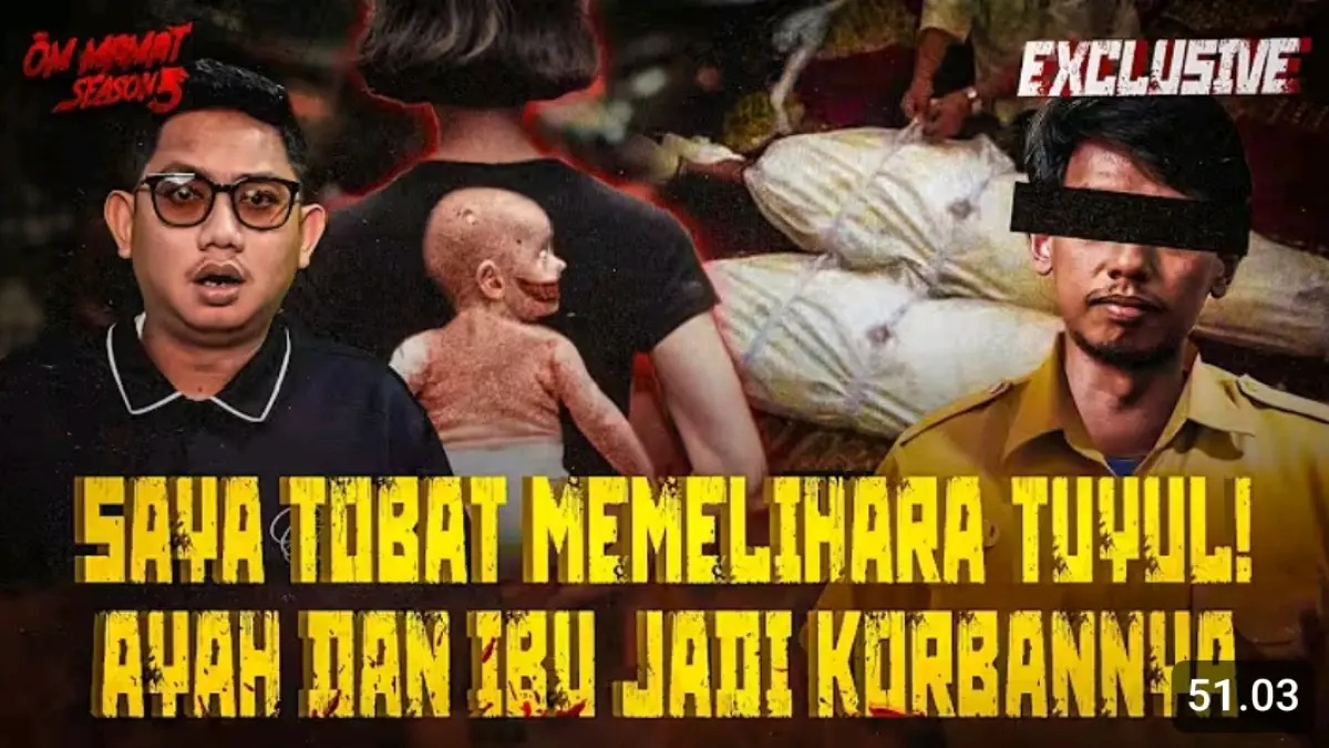 Kisah Irfan yang mengaku menjadi tumbal pesugihan tuyul keluarganya. Kekayaan mendadak datang, tetapi berujung petaka dan penyesalan.