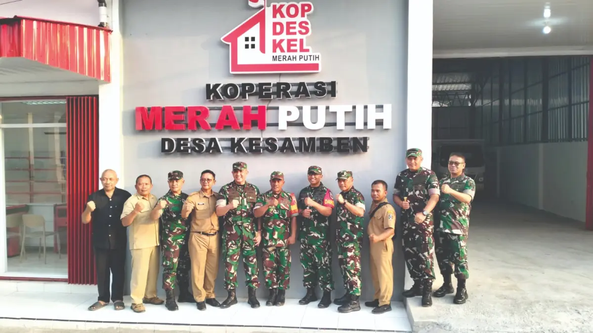 Kodim 0808/Blitar Selesaikan Pembangunan KDKMP Tercepat Nasional