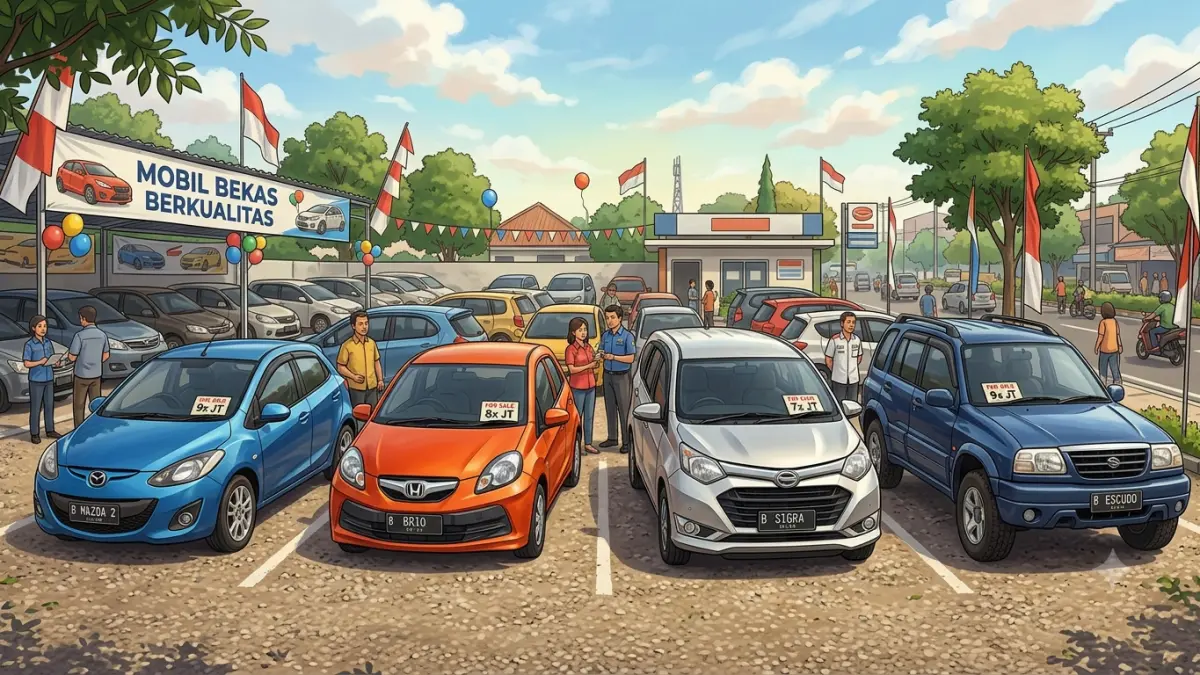 Mobil bekas di bawah Rp100 juta tersedia dari Mazda 2, Brio, Sigra hingga Escudo. Simak pilihan dan harga yang ditawarkan.