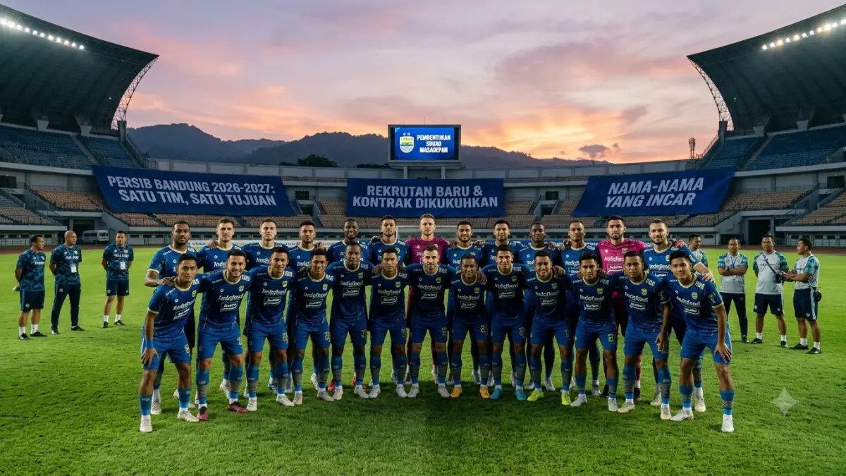 Skuad Persib Bandung 2026-2027 mulai terbentuk. Simak daftar pemain, rekrutan baru, kontrak, dan nama yang masih diincar.