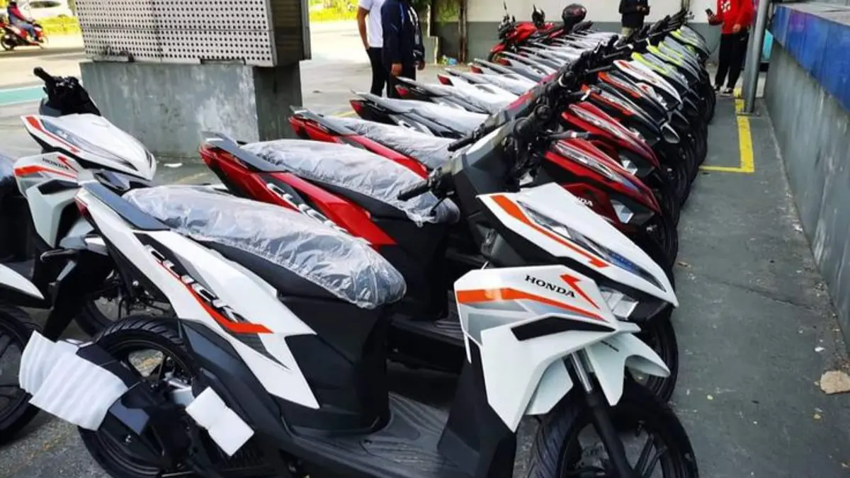 Lelang motor bekas di Power Auction menawarkan Yamaha Mio Rp3 juta, Aerox Rp8,3 juta, Honda Beat, Scoopy hingga Gear dengan harga jauh di bawah pasaran.(Pinterest)