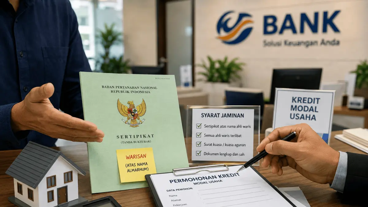Sertifikat tanah warisan dapat dijadikan jaminan kredit setelah proses balik nama kepada ahli waris.