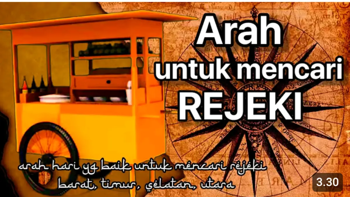 Arah mencari rezeki menurut primbon Jawa memiliki hitungan hari dan pasaran. Simak daftar arah barat, timur, selatan, dan utara.