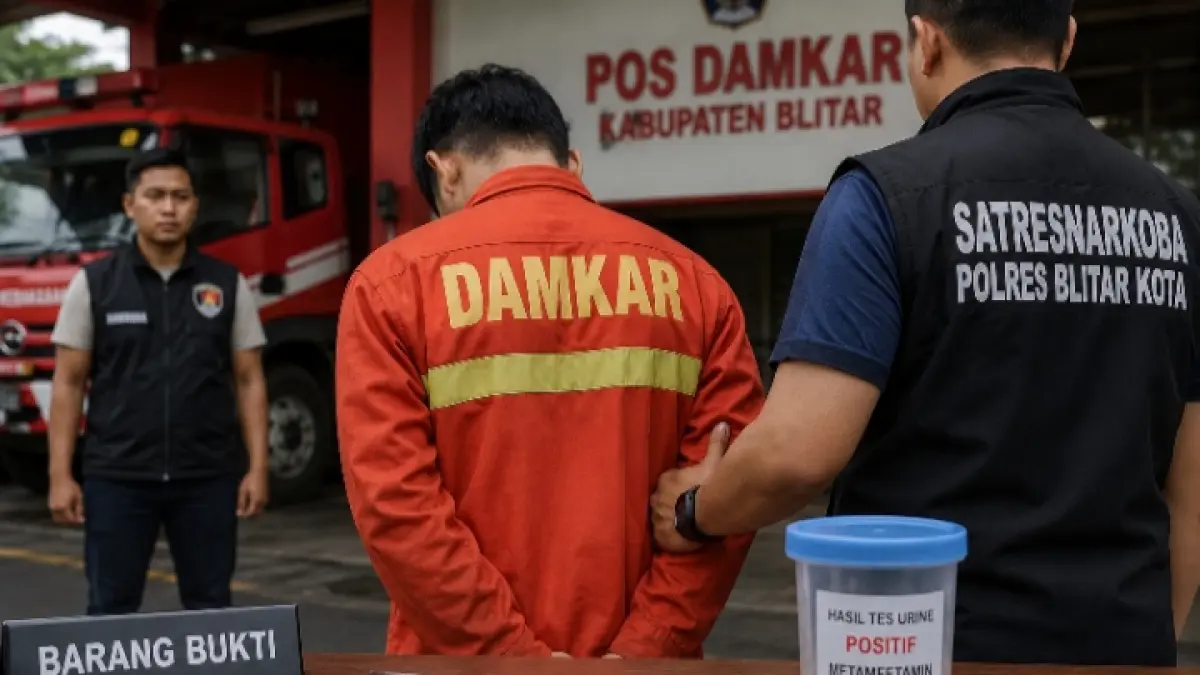Ilustrasi : oknum PPPK Damkar Blitar diduga terlibat penyalahgunaan narkotika.