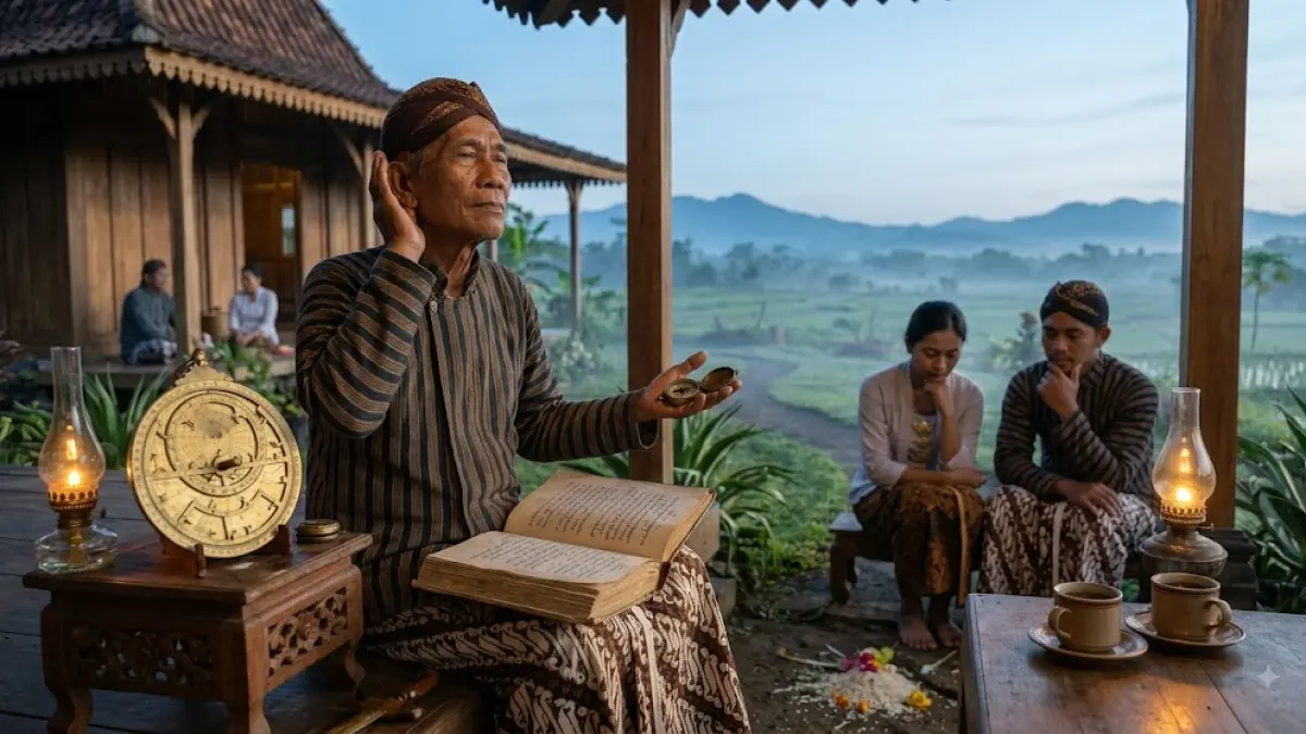 Primbon Jawa membahas cara menentukan arah rezeki. Selain perhitungan, intuisi dan kepekaan terhadap lingkungan disebut dapat menjadi pertimbangan.