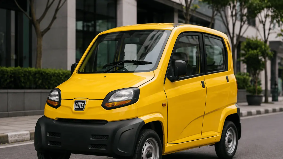 Bajaj Kute 2025 hadir sebagai kendaraan mungil yang mengutamakan efisiensi dan kepraktisan. Dengan harga di bawah Rp100 juta serta konsumsi BBM yang diklaim mencapai 35–40 km per liter, kendaraan ini menarik untuk mobilitas perkotaan.