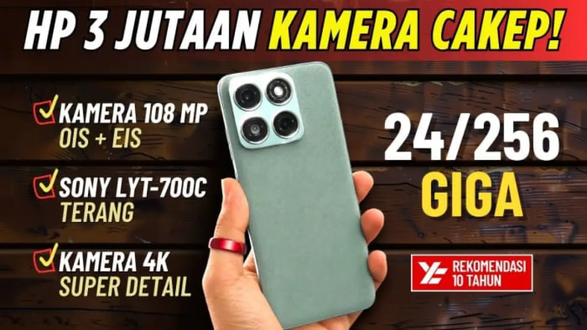 Cari HP kamera terbaik harga Rp3 jutaan 2026? Simak rekomendasi Moto G86 Power 5G, Tecno Camon 50, Redmi Note 15 5G, hingga Moto G67 Power.