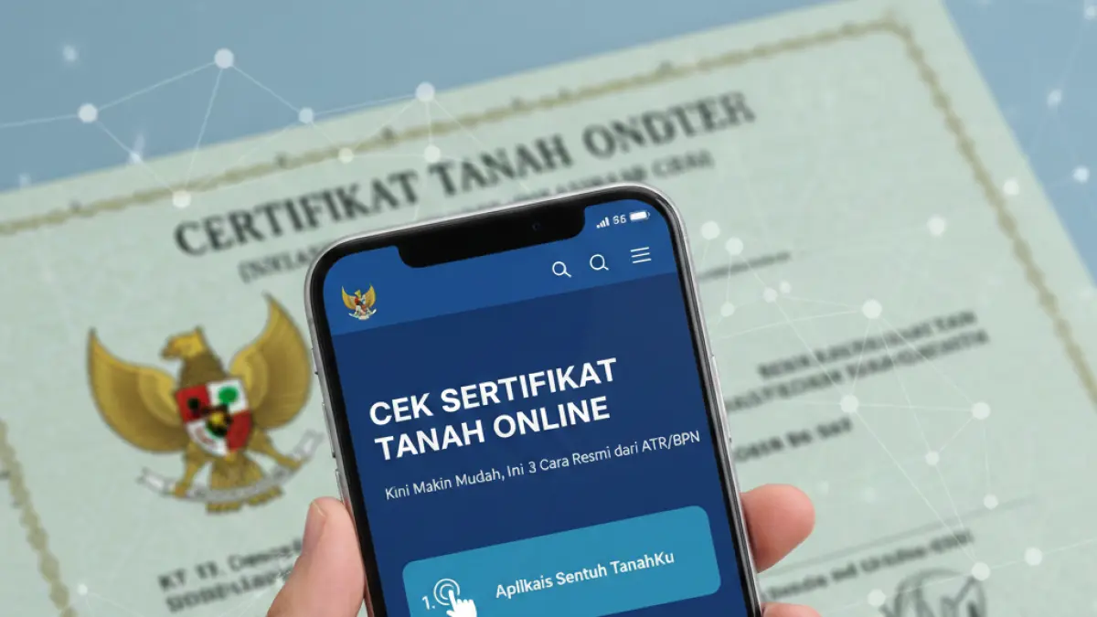 Cek sertifikat tanah melalui layanan Mandiri ATR/BPN. Simak dokumen yang diperlukan, pengisian data, pembayaran PNBP, hingga hasil pengecekan.